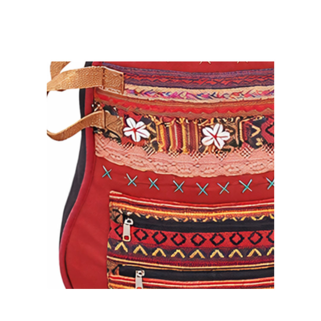 Maroon Padded Guitar Bag for Musicians